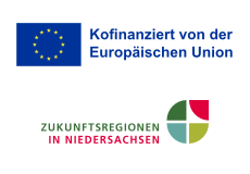 Logokombination EU Zukunftsregionen vertikal