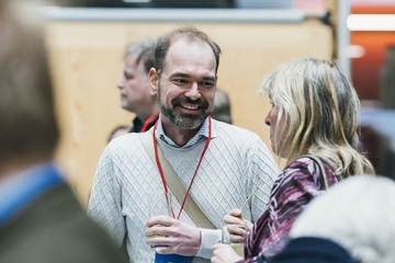 Netzwerken im Lichthof